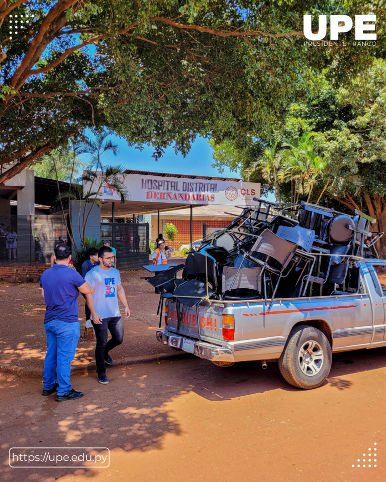 UPE entrega Contrapartida al Hospital Distrital de Hernandarias